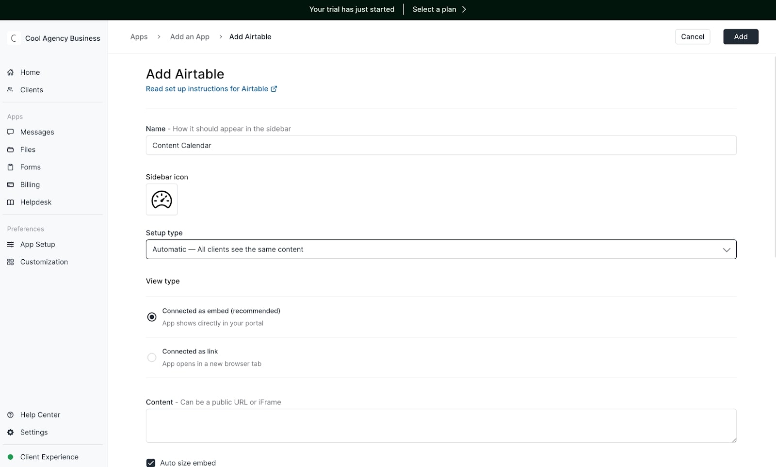 Copilot Airtable integration