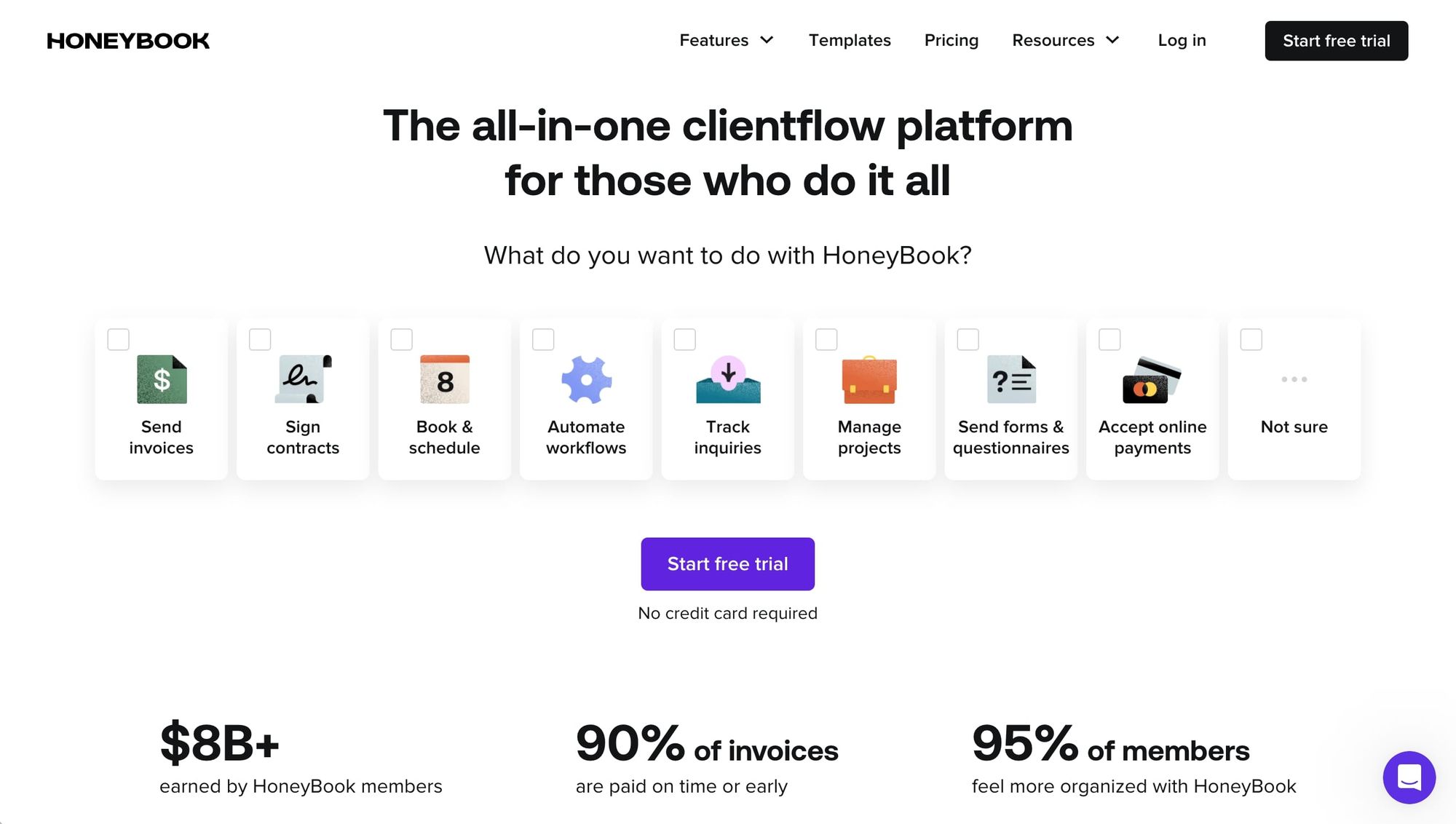 HoneyBook software