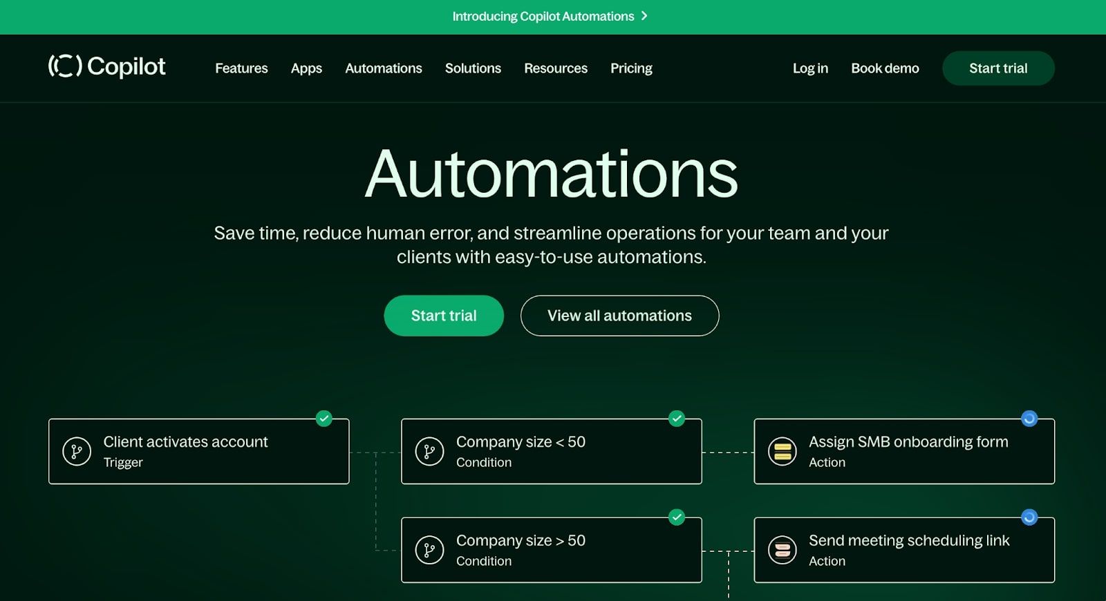 Automations in Copilot