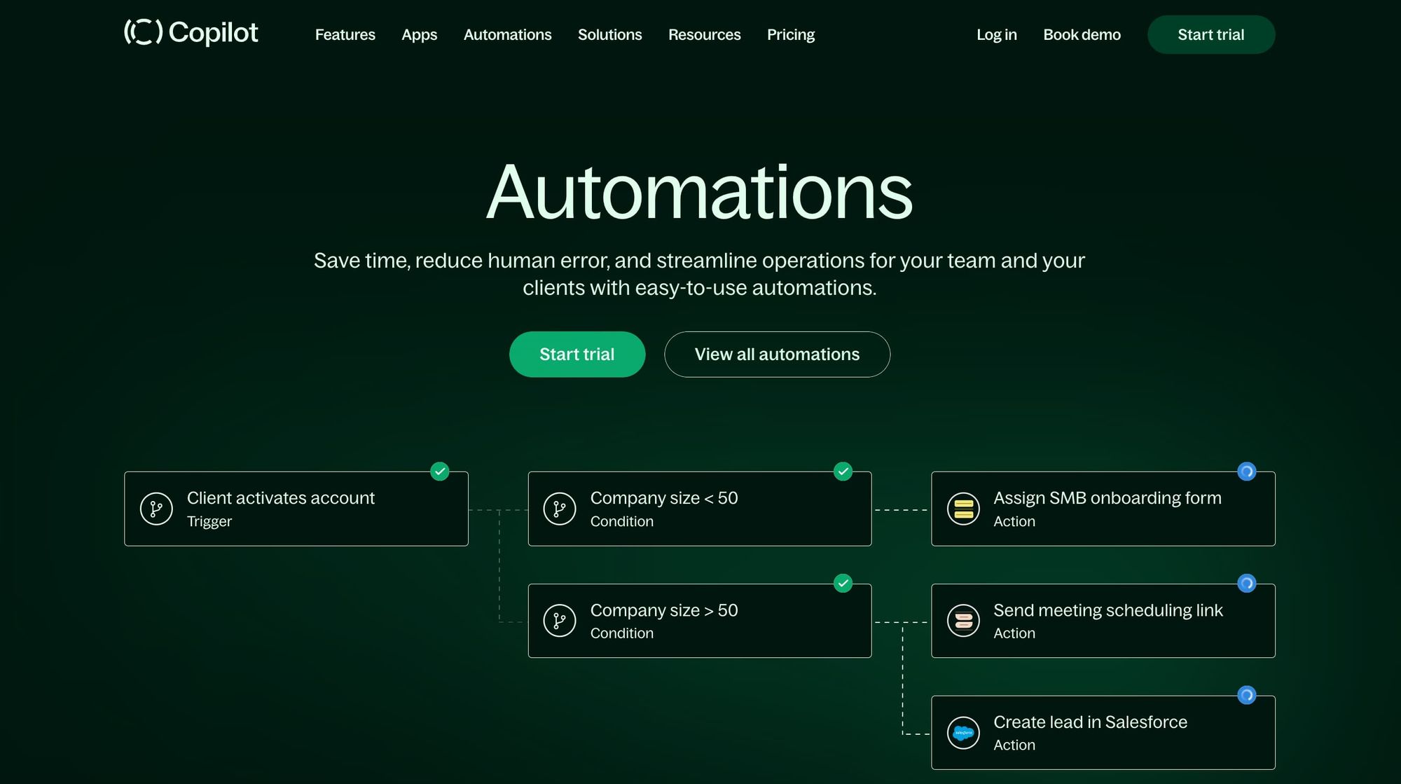 Automations in Copilot