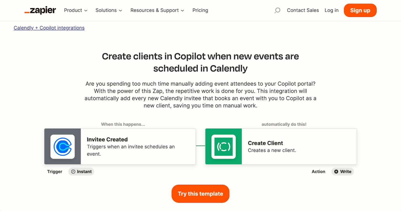 Copilot Calendly integration