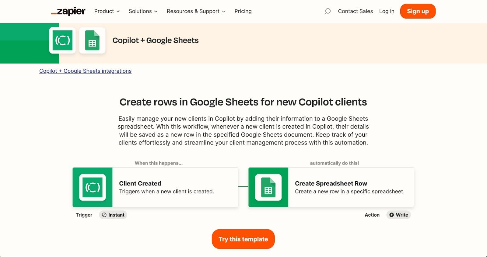 Google sheets and Copilot integration