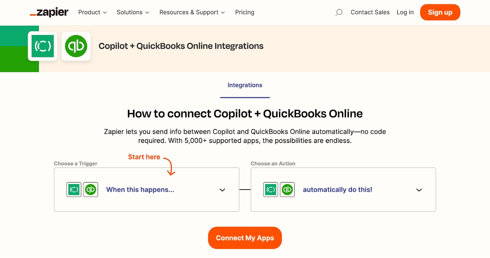 Copilot and QuickBooks integration