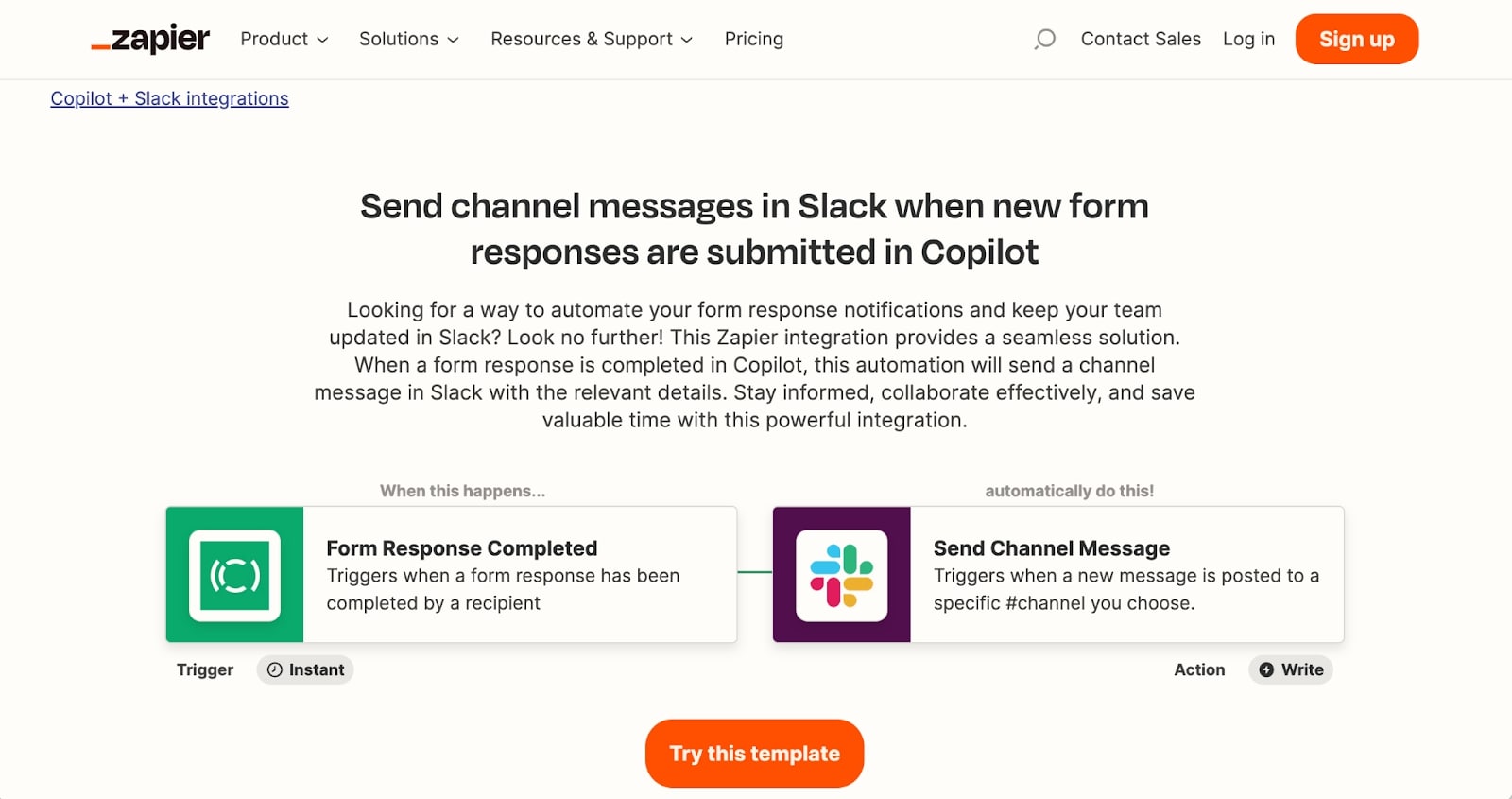 Send messages in Slack