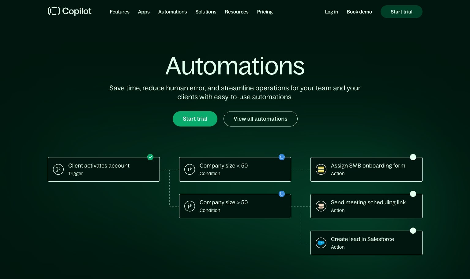 Copilot automations