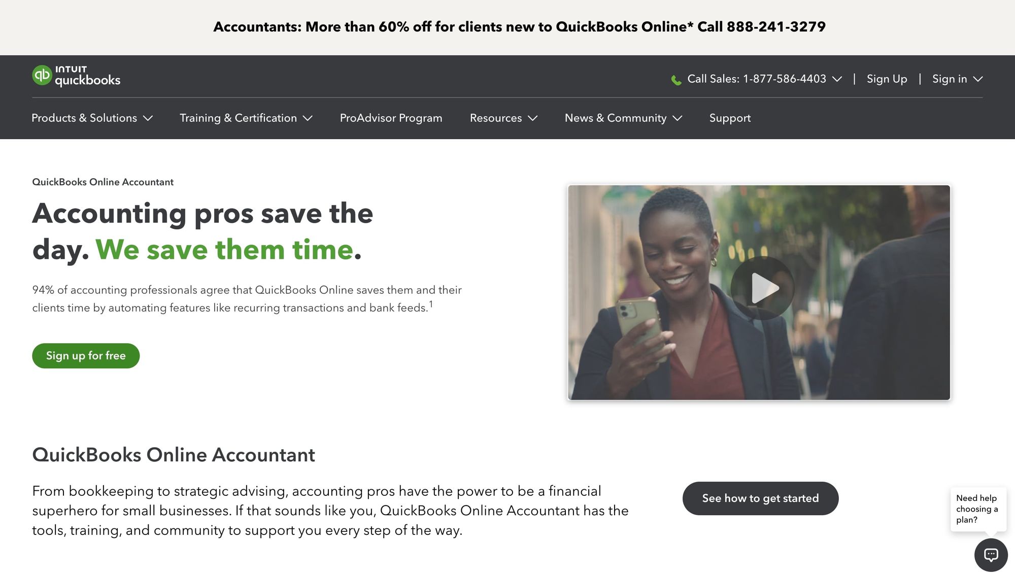 QuickBooks online accountant