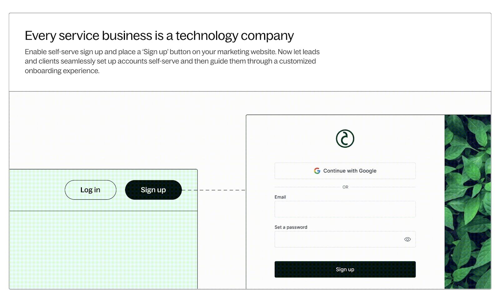 Client portal automated welcome emails