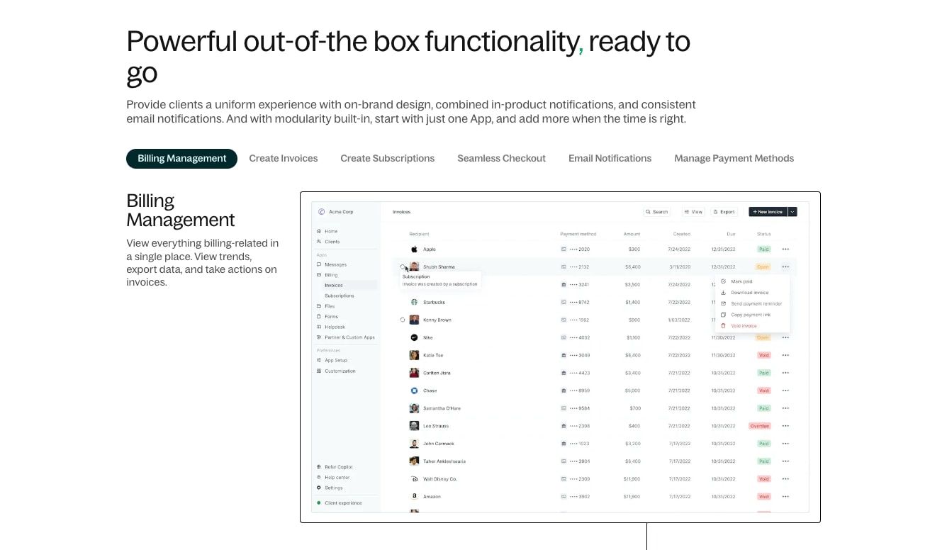 Copilot billing management