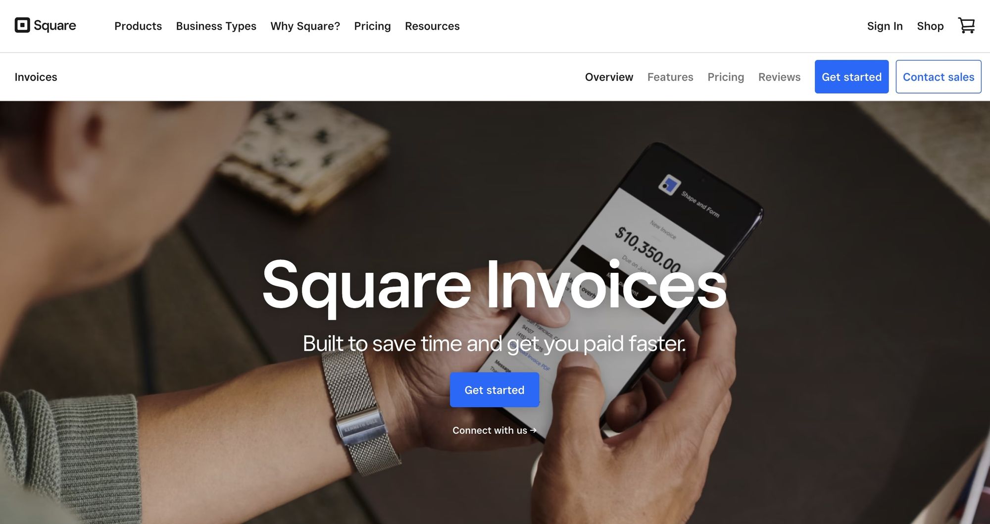 Square invoices