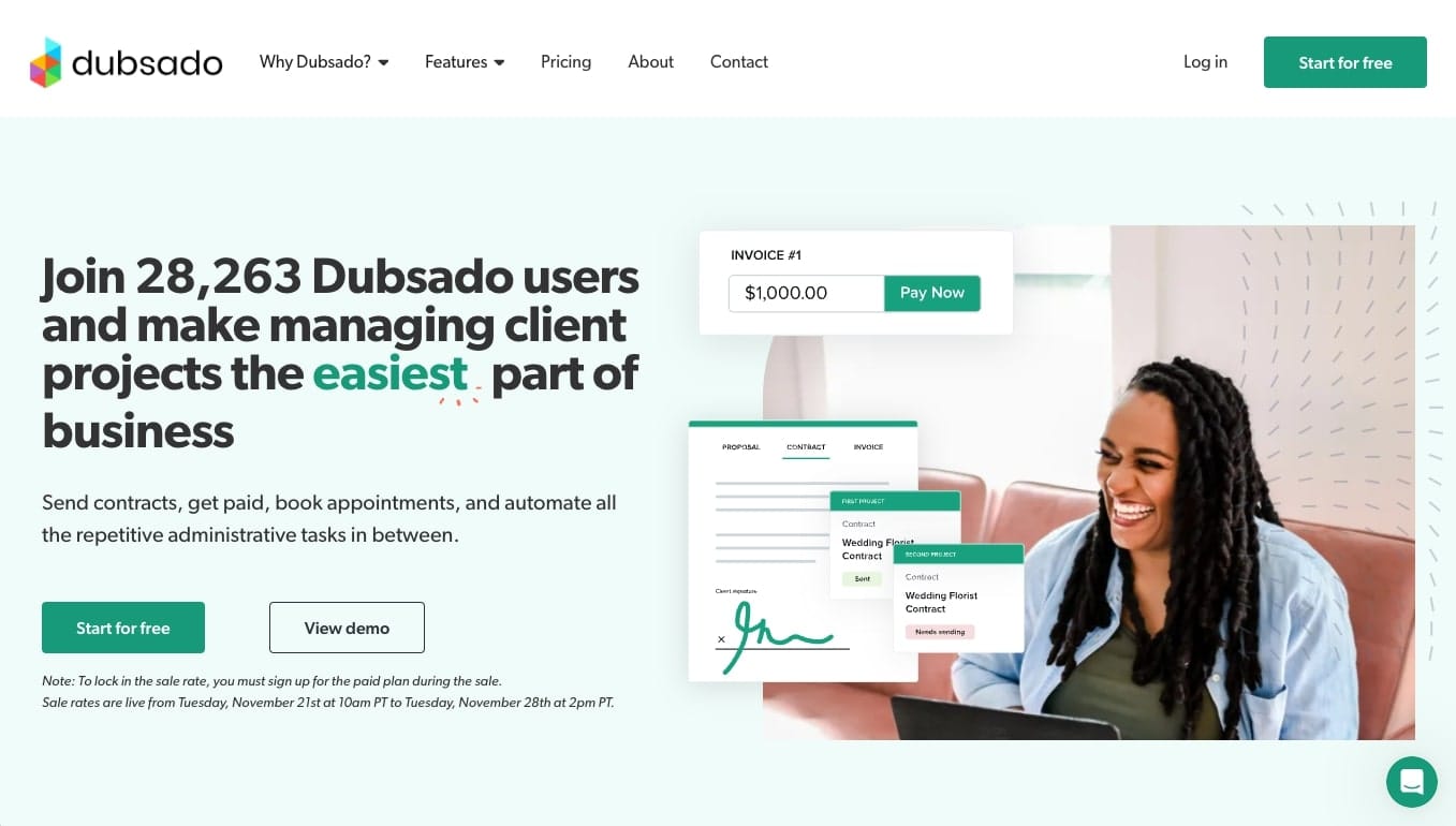 Dubsado project management