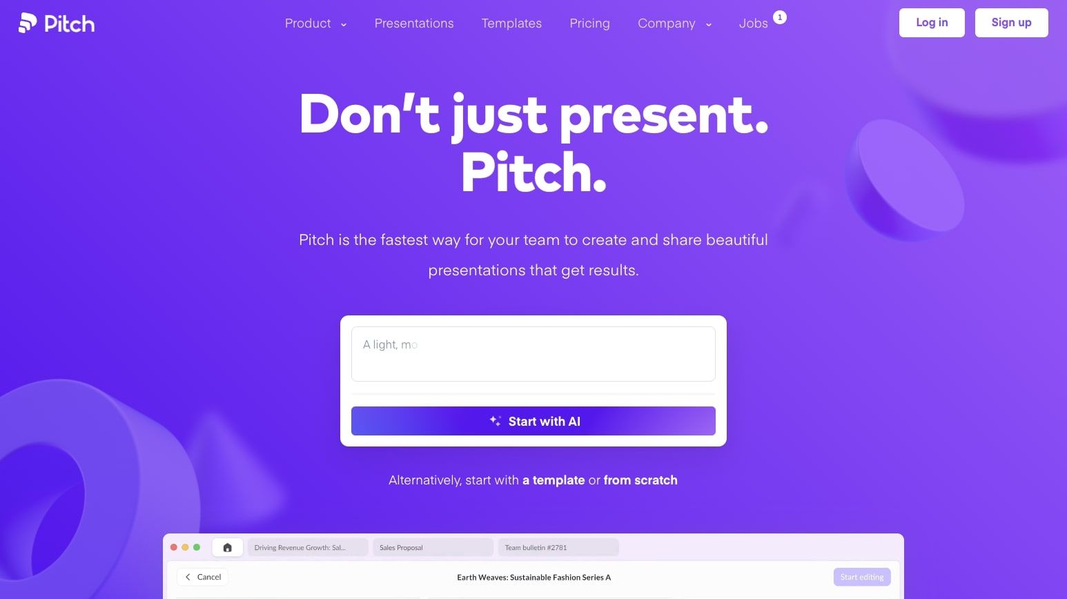 Pitch