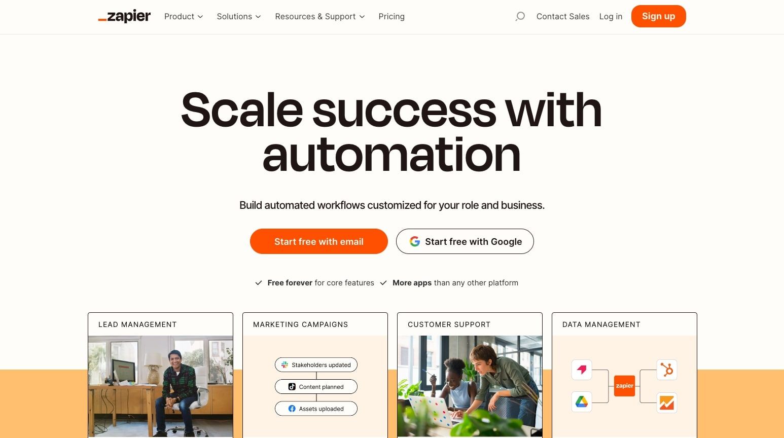 Zapier automationsj