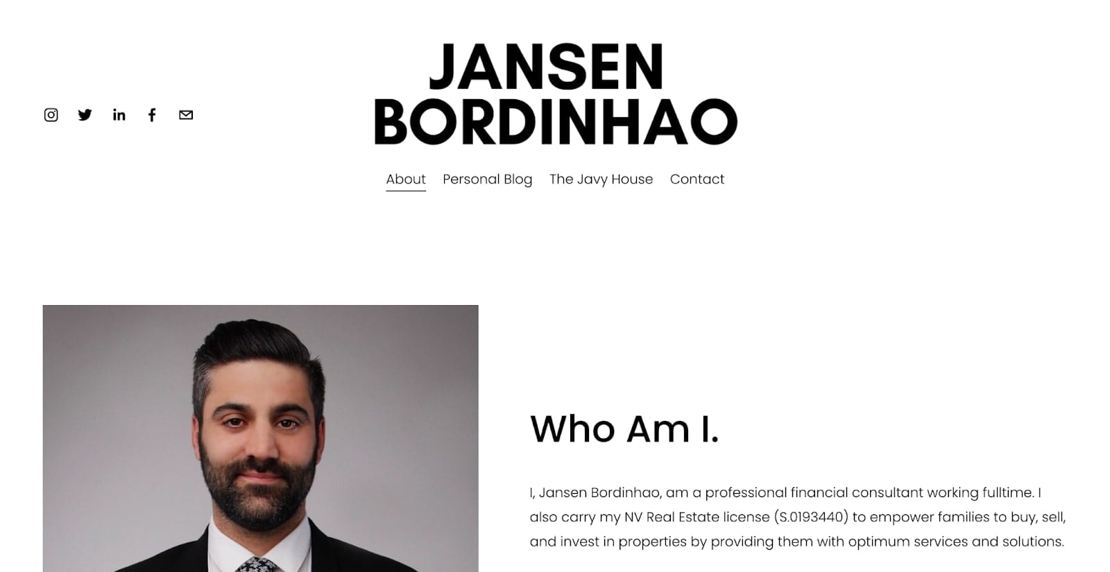 Jansen Bordinhao's website
