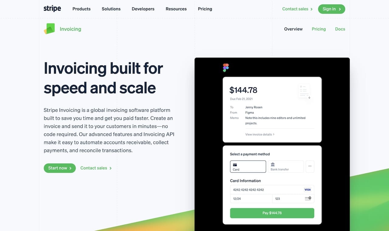 Stripe Invoicing