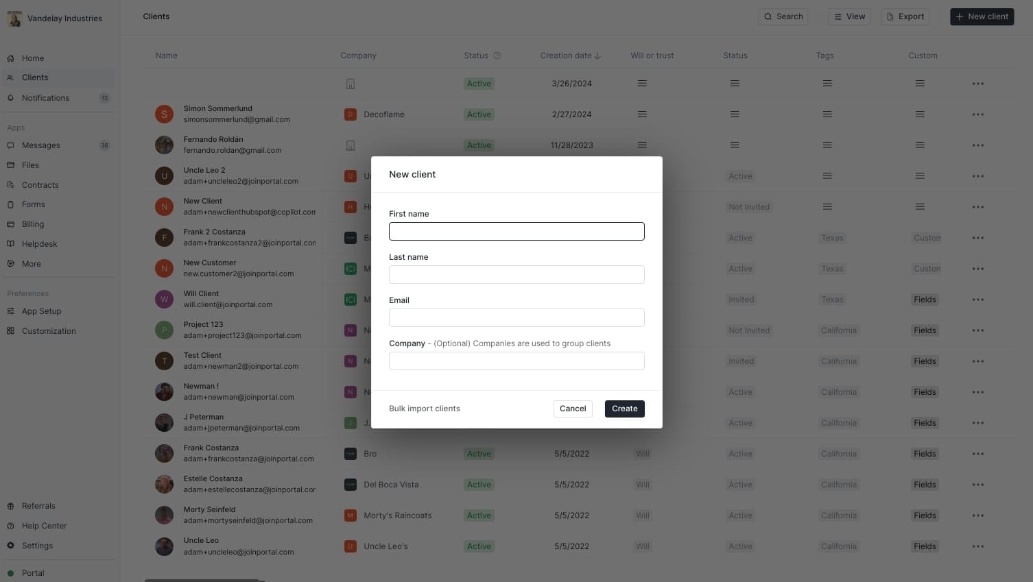 How to create a QuickBooks customer portal