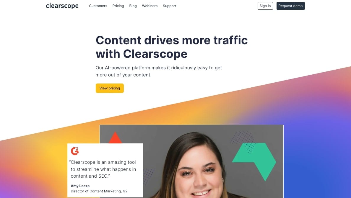 Clearscope for SEO-optimized content