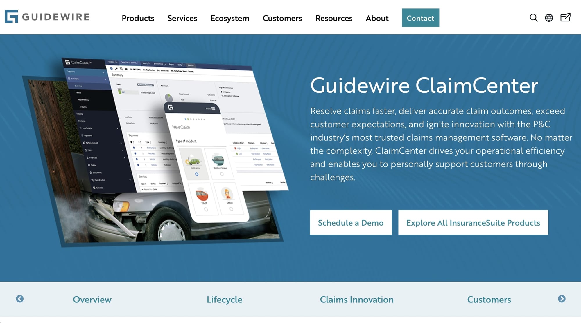Guidewire insurance claims management