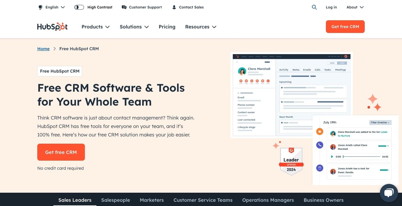 HubSpot CRM