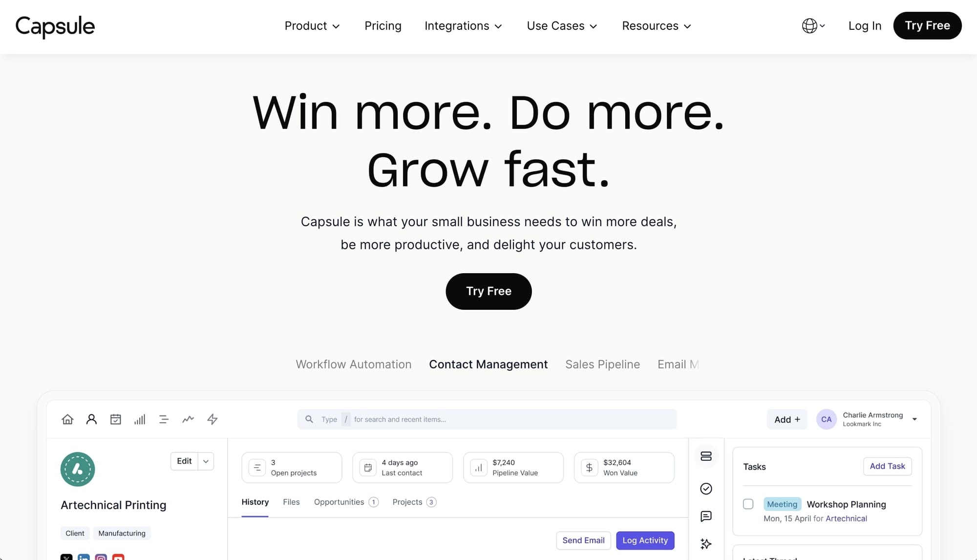 Capsule CRM for agencies