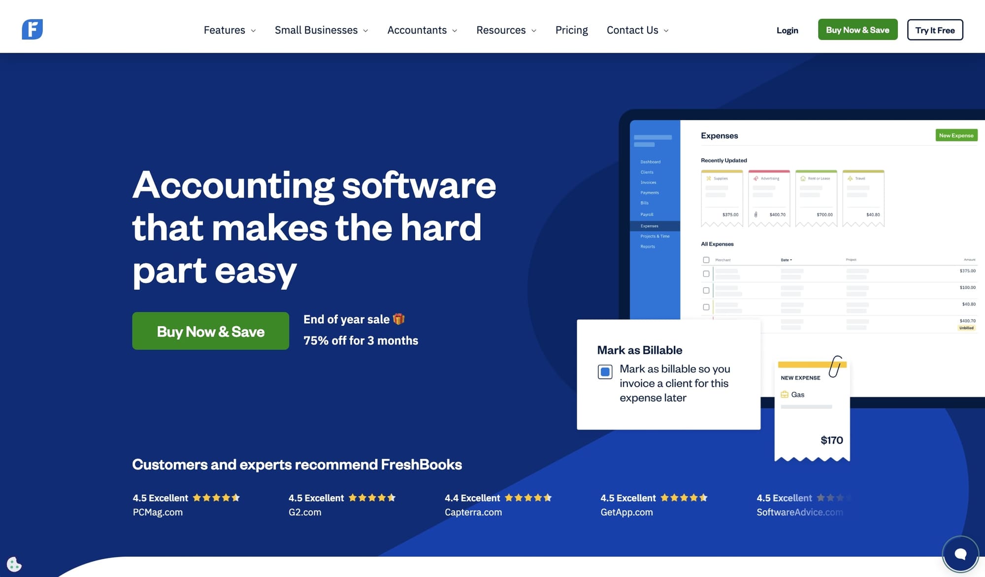 FreshBooks for contractors