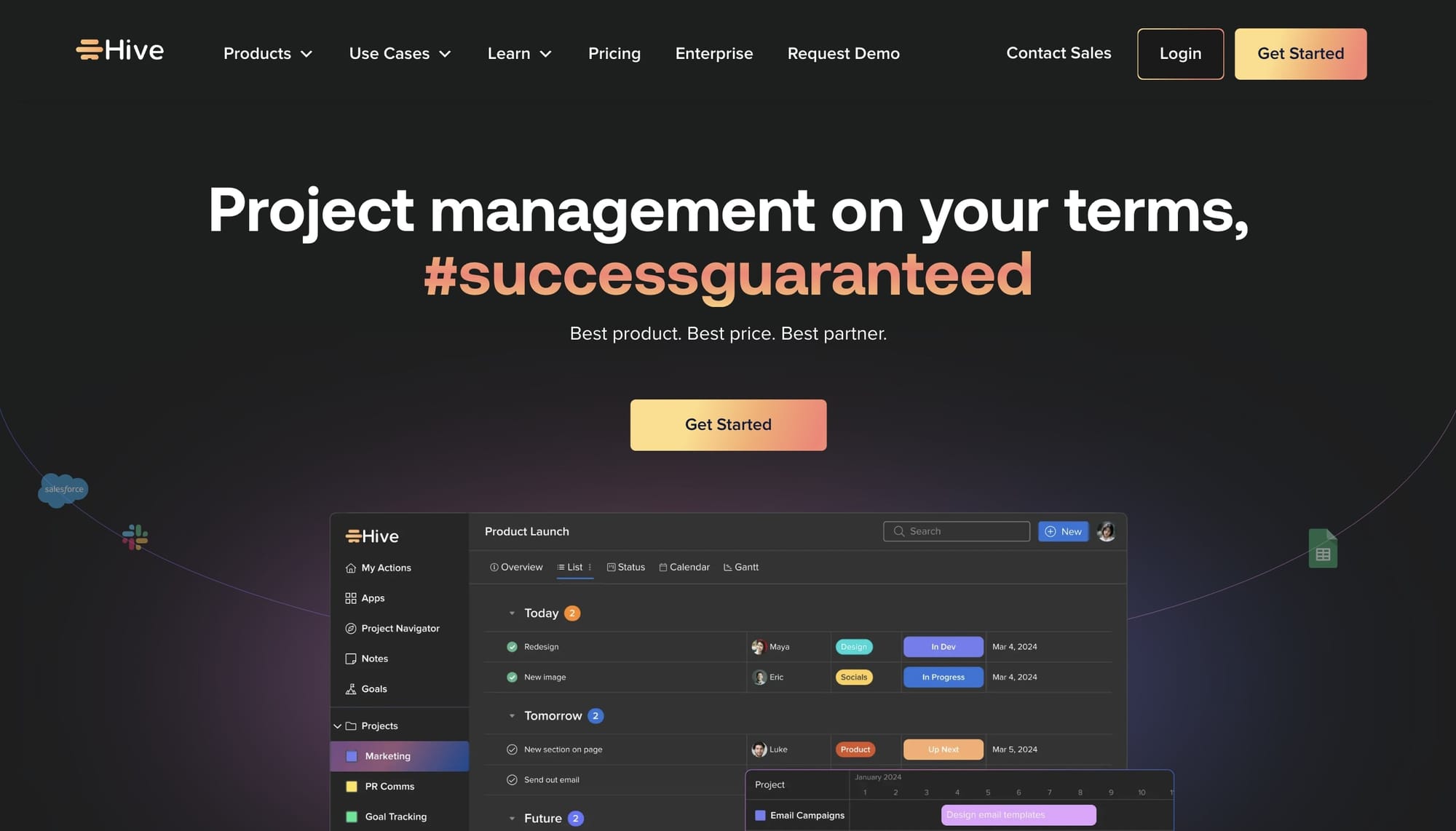 Hive project management tool