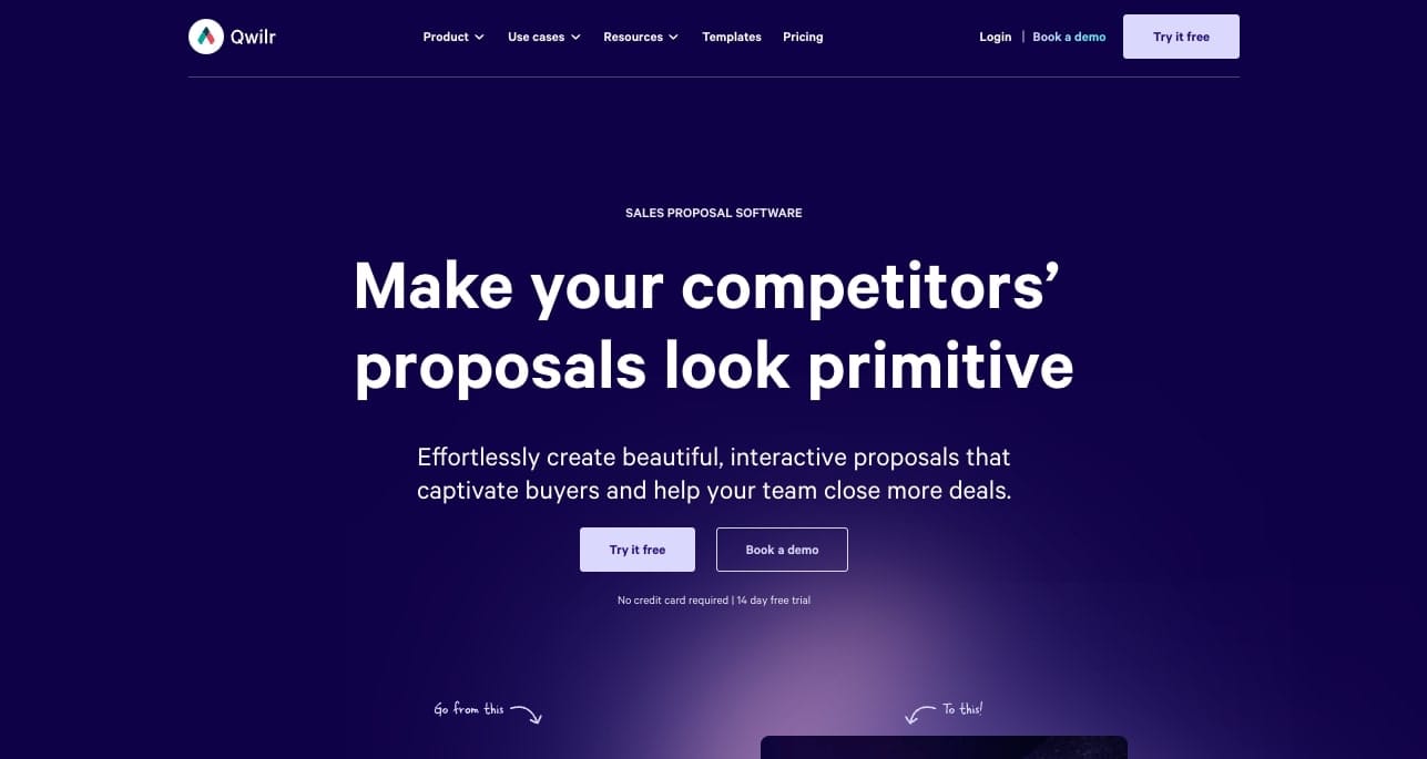 Qwilr for proposals