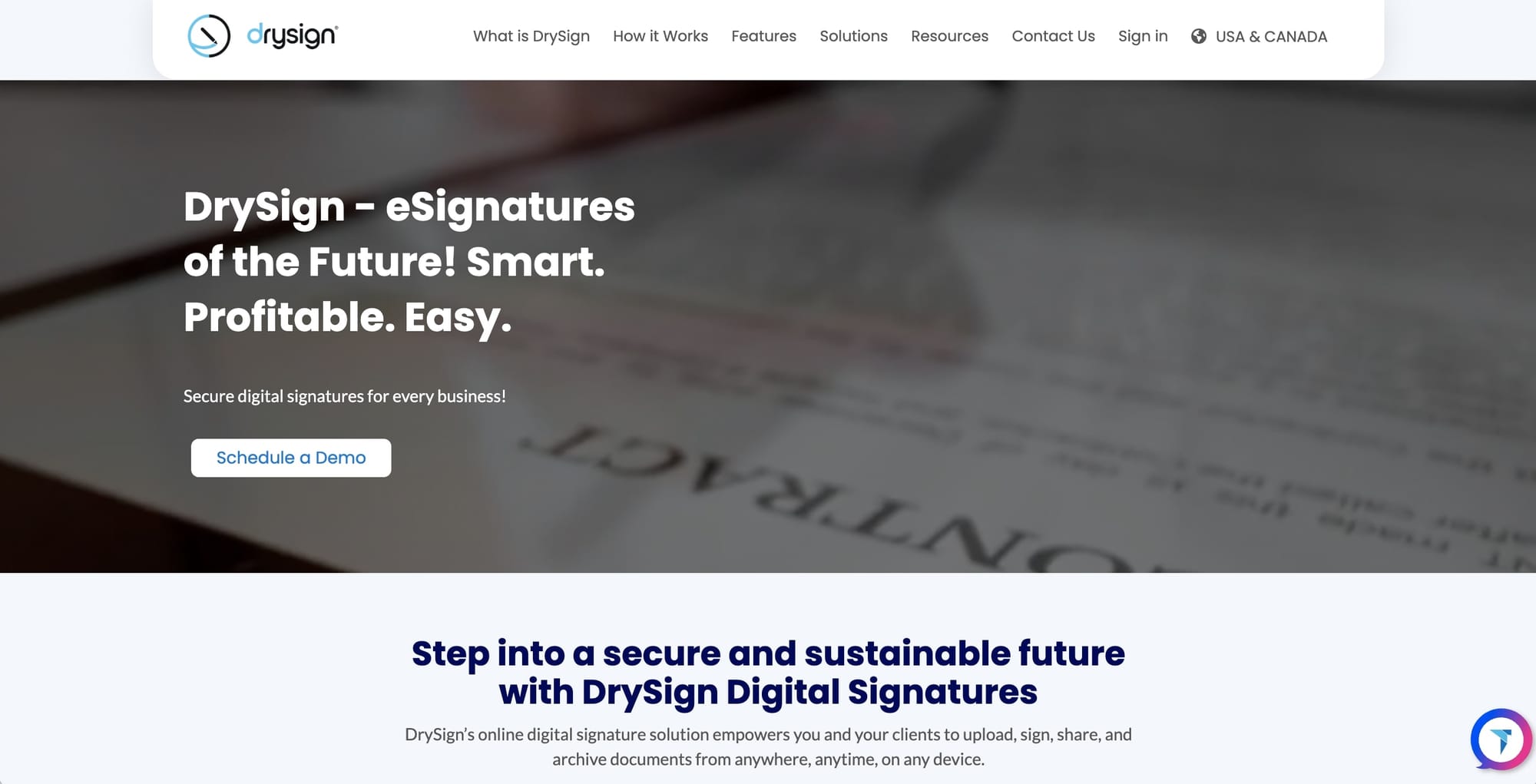 DrySign software