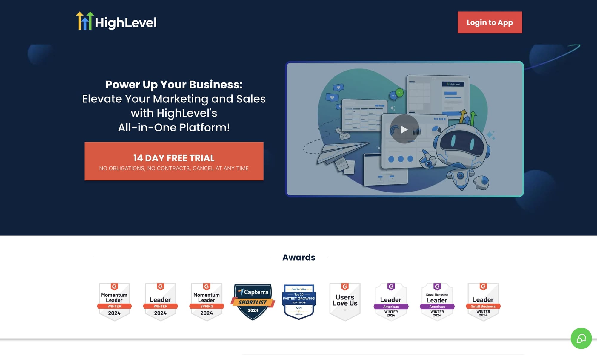 GoHighLevel client management software