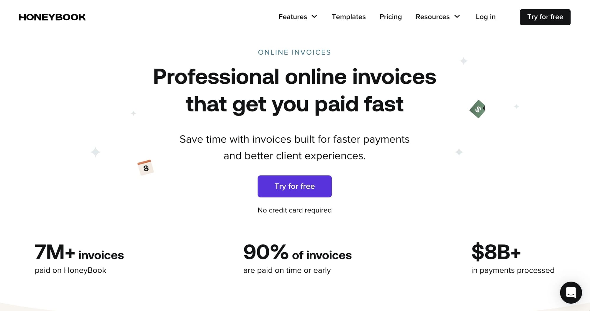 HoneyBook invoicing software