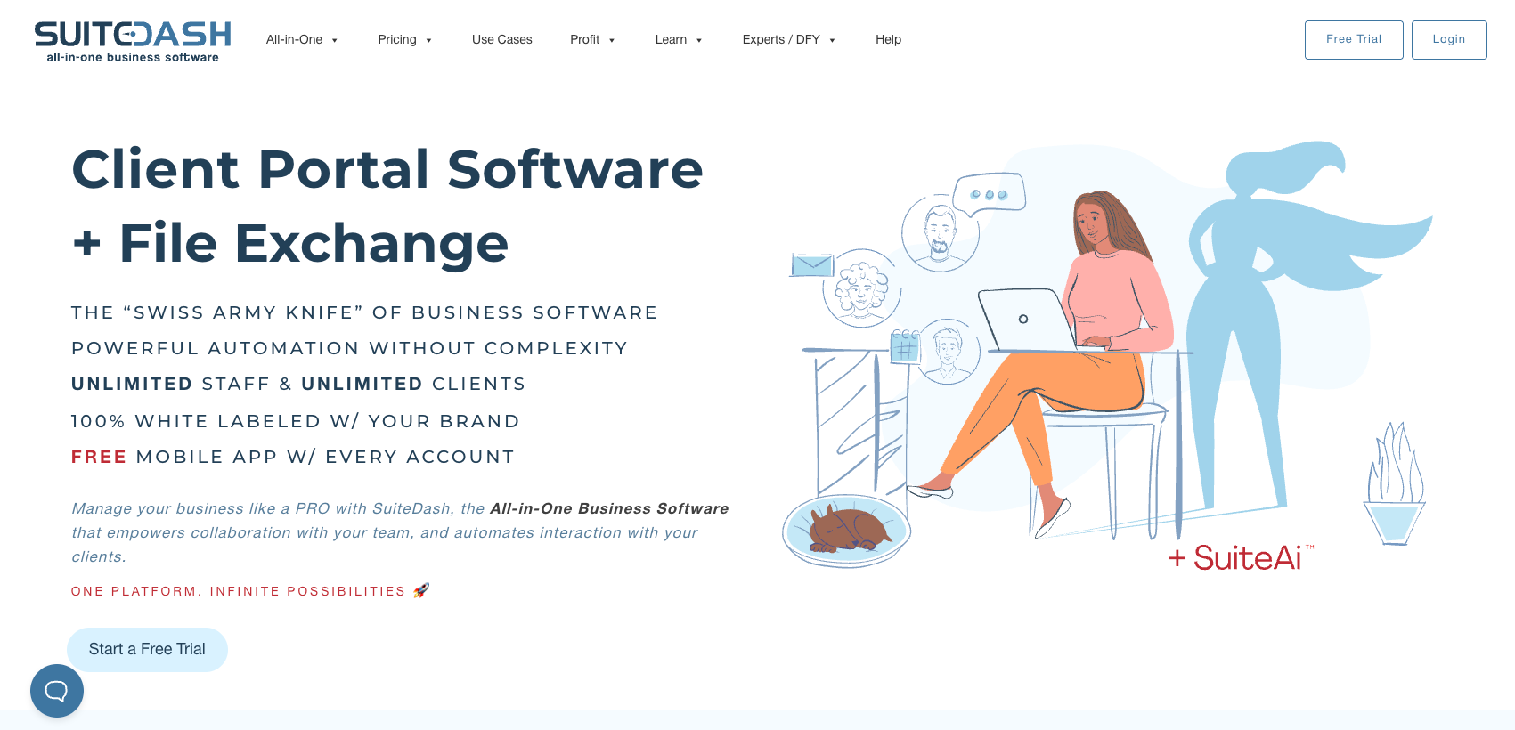 SuiteDash agency management software