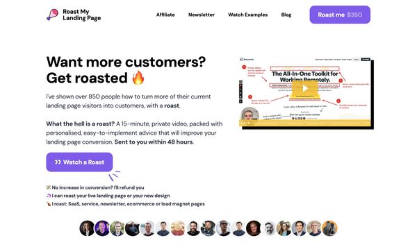 Roast My Landing Page